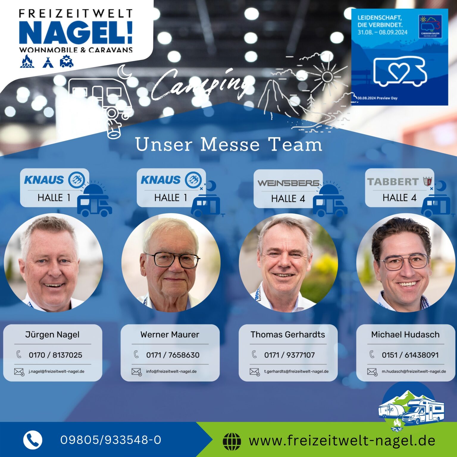Freizeitwelt Nagel – Caravans, Reisemobile & Campingzubehör